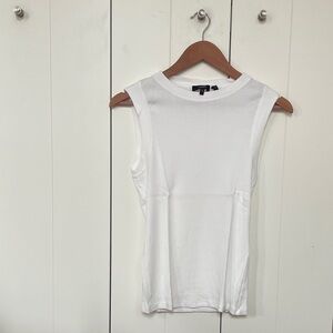 Theory White Tank Top